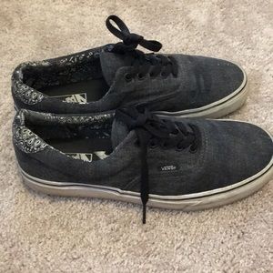 Bandana print vans